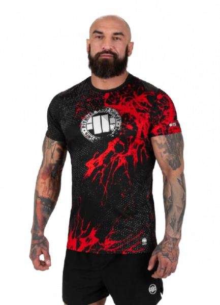 Pit Bull T-Shirt Mesh Performance Pro Plus Blood Dog II